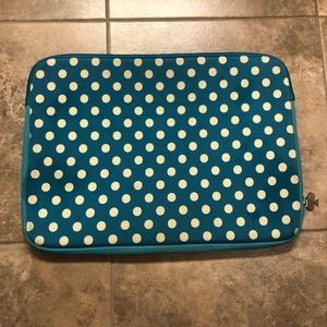 Kate Spade Blue Laptop Case